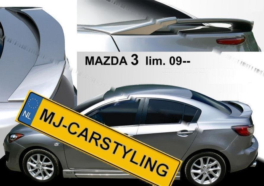 Mazda 3 \'09 - Achterklep spoiler, Ophalen of Verzenden, MJ-Carstyling, Info@mj-carstyling.net, Sibeliusstraat 81 5011JH Tilburg