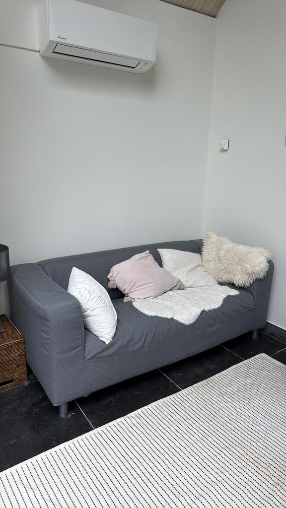 Nieuwe Bank kiplin  (ikea), Ophalen of Verzenden, Zo goed als nieuw, Tweepersoons, Grijs