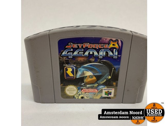 N64 Jet Force Gemini, Nintendo, Zo goed als nieuw, Support@nintendo.com, 11-1 Hokotate-cho, Kamitoba, Minami-ku
Kyoto 601-8501
Japan