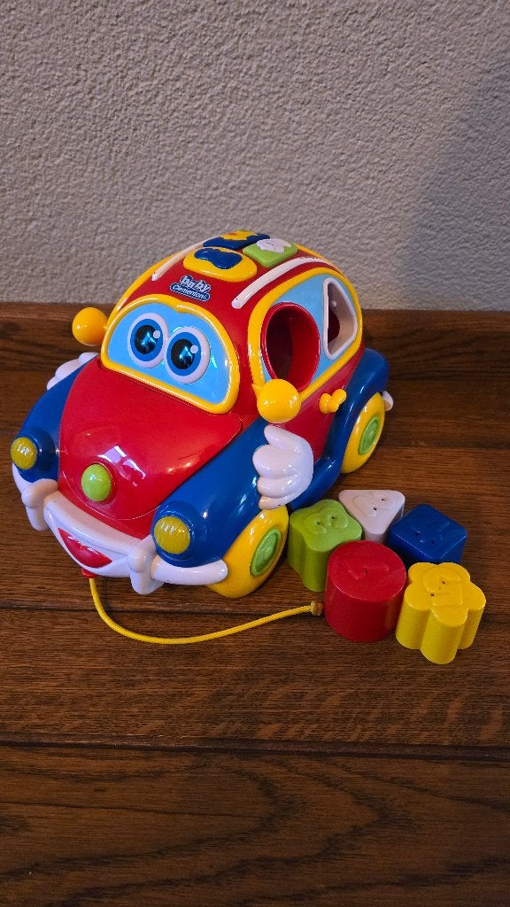 Baby Clementoni auto met vormen Nederlands of Frans, Ophalen of Verzenden, Gebruikt, Overige typen, Met licht