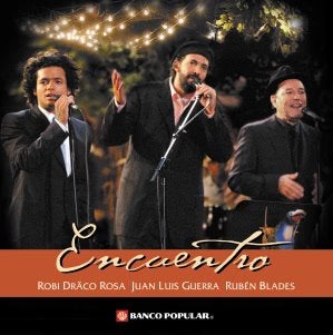 DVD ENCUENTRO ROBI DRACO ROSA JUAN LUIS GUERRA RUBEN BLADES, Alle leeftijden, Verzenden, Zo goed als nieuw, Concert