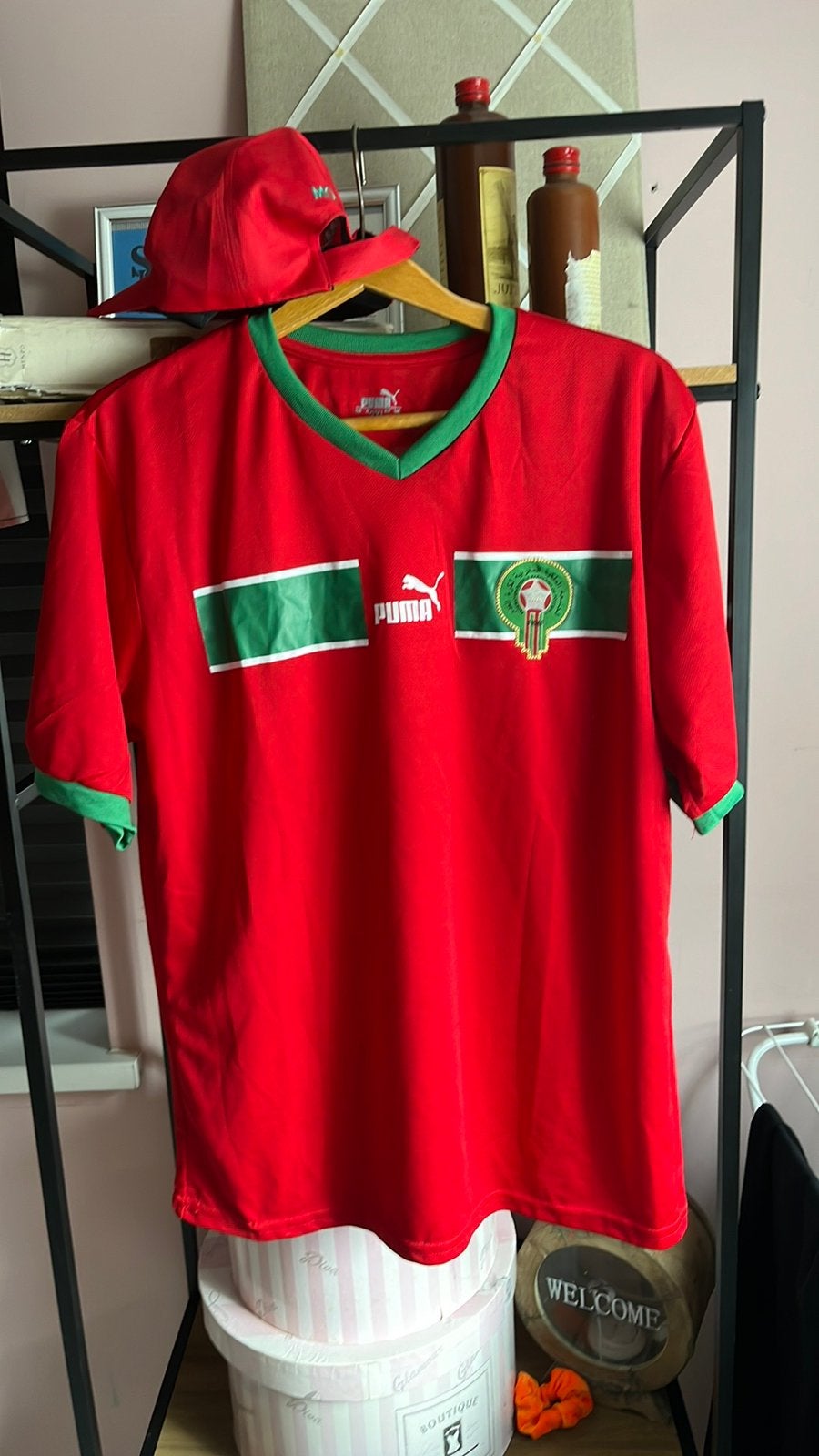 Marokko shirt m, Ophalen of Verzenden, Zo goed als nieuw, Buitenlandse clubs, Shirt