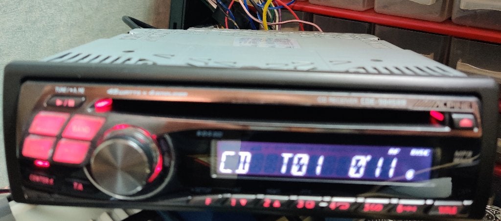 Alpine CDE 9845RR auto radio MP3, Ophalen, Gebruikt