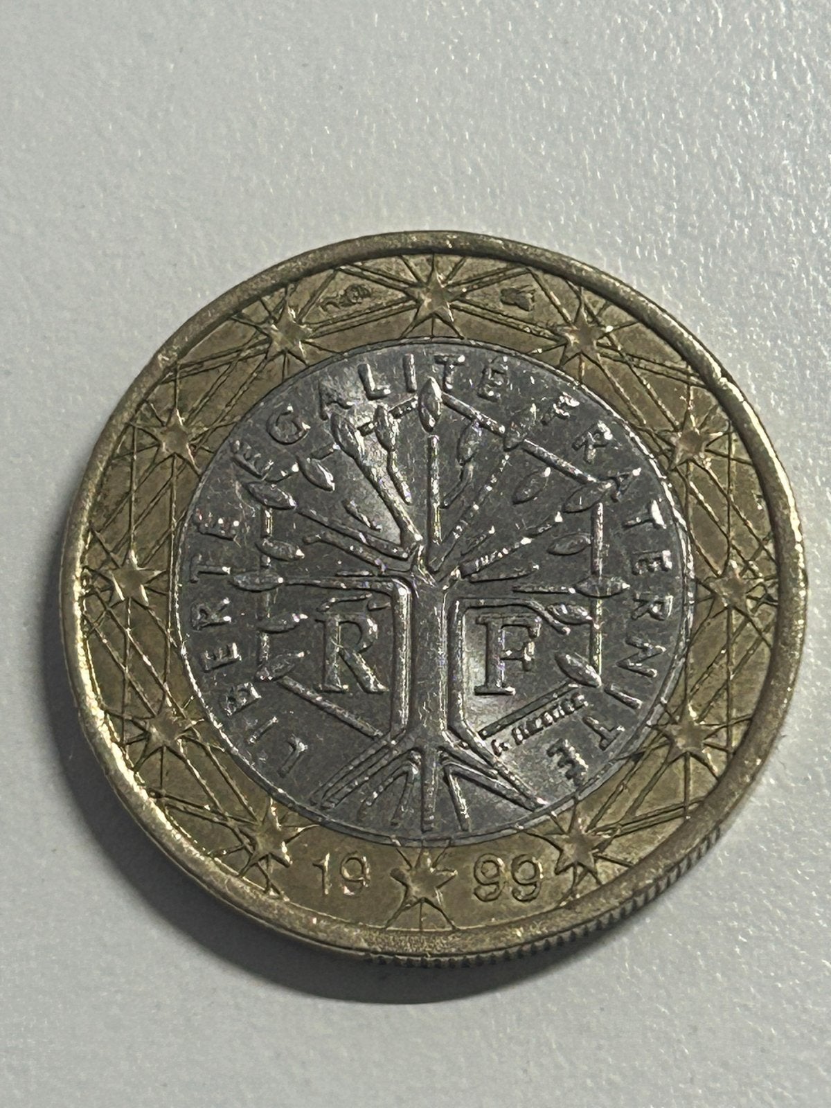1 Euro 1999 Frankrijk - Levensboom (Arbre de la Vie), Ophalen of Verzenden, Frankrijk, 1 euro, Losse munt