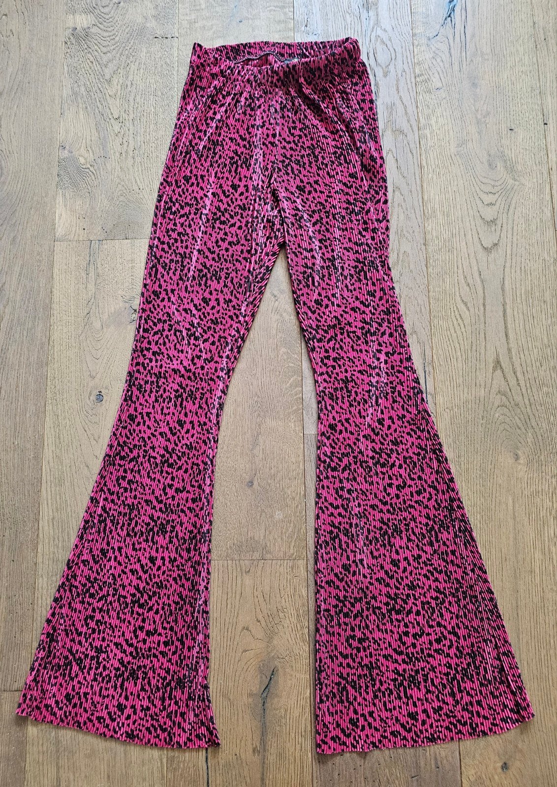 Nieuwe roze flared broek met panterprint - Seven Sisters, Seven Sisters, Nieuw, Ophalen of Verzenden, Roze