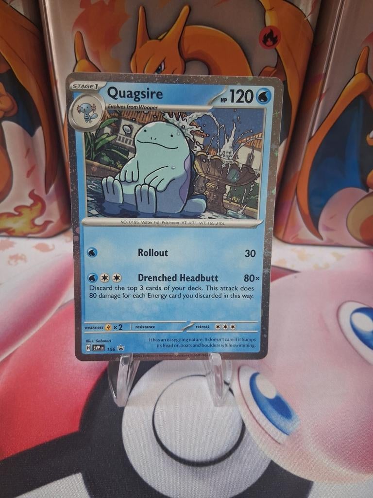 Pokémon Kaart Quagsire holo promo (HP 120), Ophalen of Verzenden, Gebruikt, Losse kaart