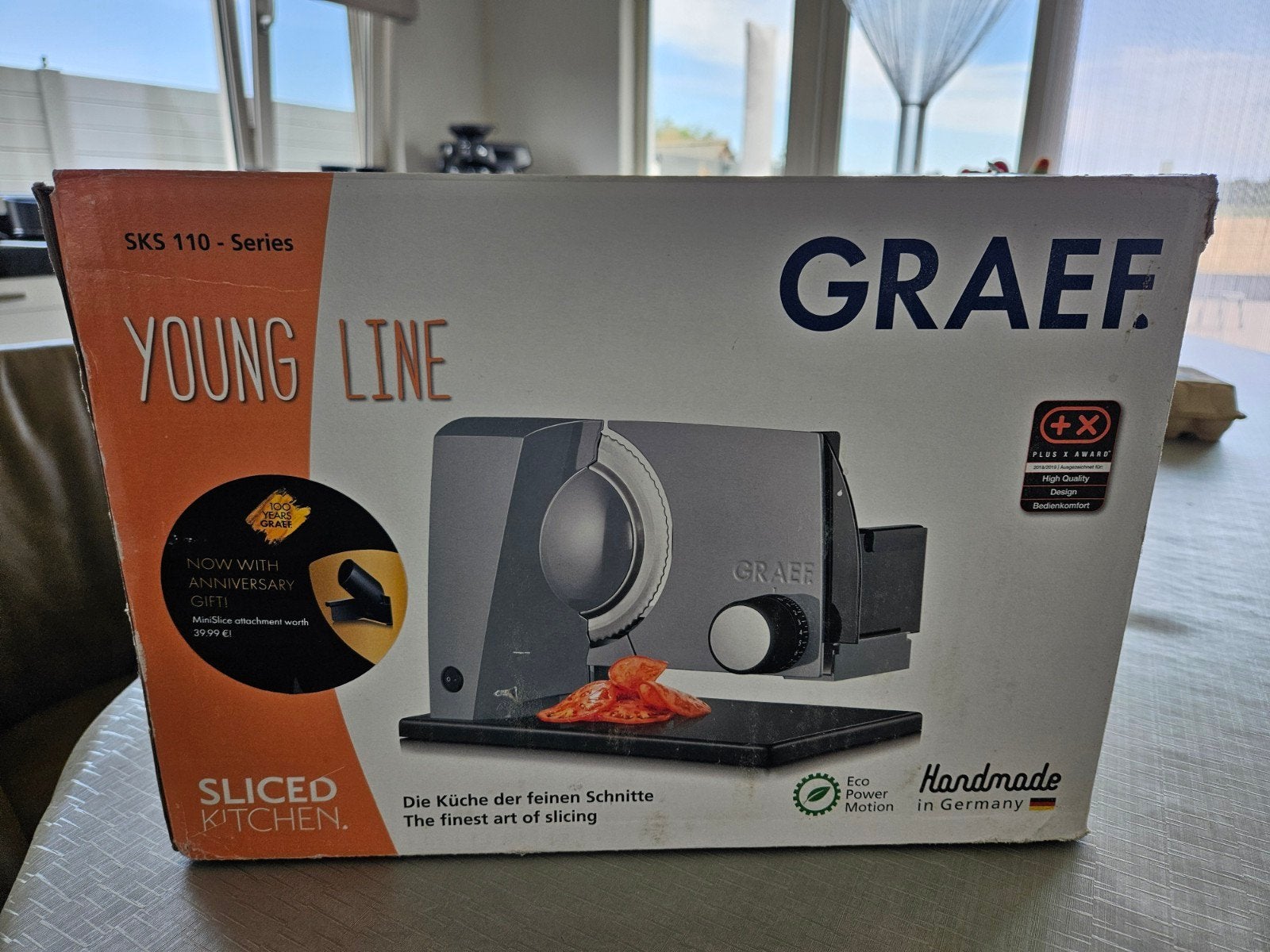 Graef SKS 110 Snijmachine - Zo goed als nieuw, 4 liter of meer, Ophalen of Verzenden, Zo goed als nieuw, 3 snelheden of meer