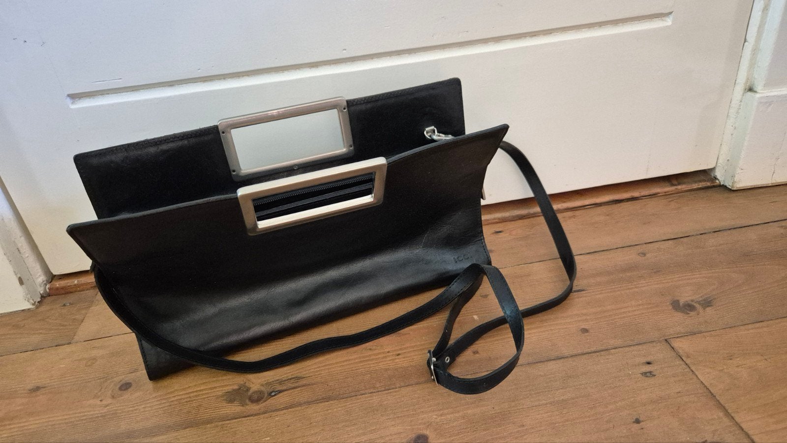 Zwarte Icci handtas, Sieraden, Tassen en Uiterlijk, Tassen | Damestassen, Ophalen of Verzenden, Handtas