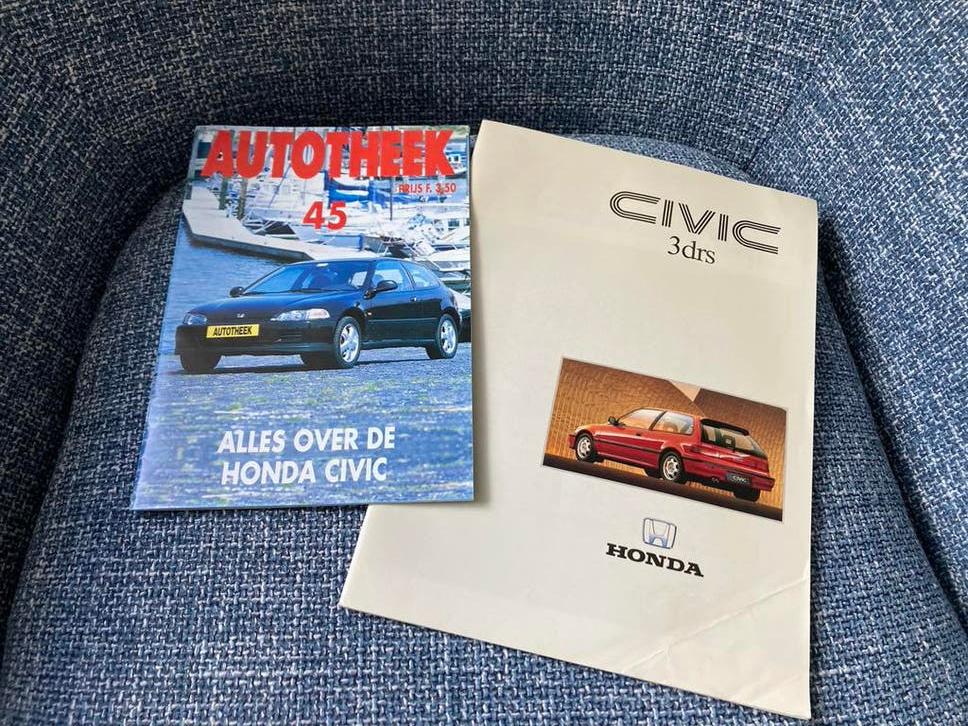 Folder Honda Civic jaren 90, Ophalen of Verzenden, Honda