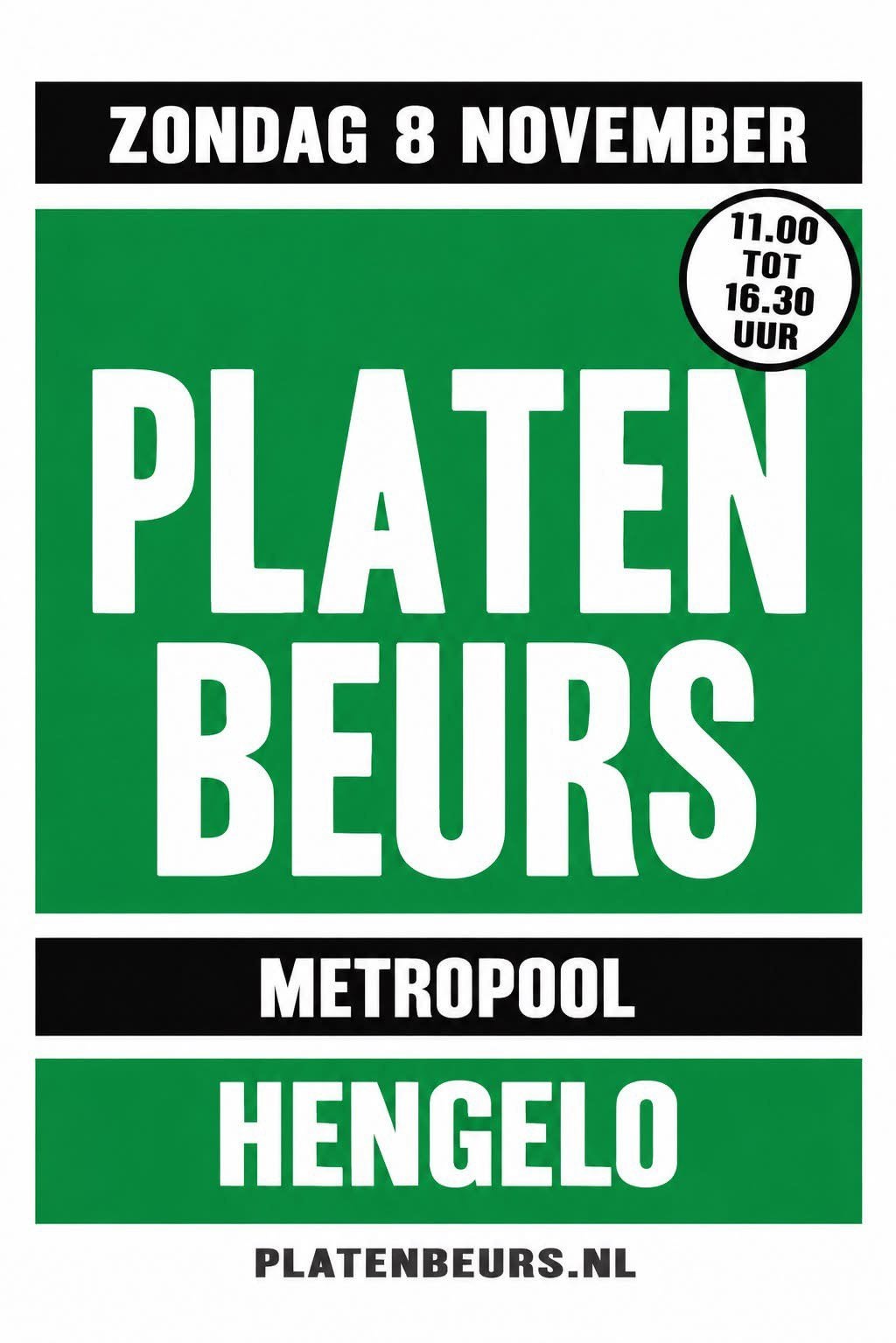 Platenbeurs Hengelo zondag 8 november Metropool, Ophalen