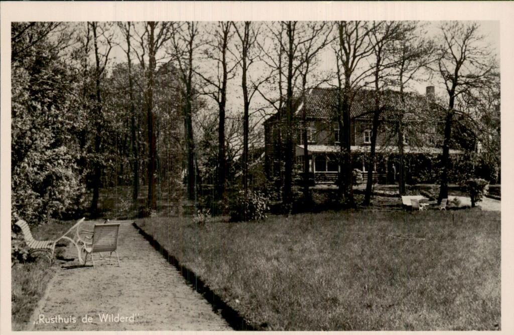Seppe - Rusthuis de Wilderd - Tuin, Ophalen of Verzenden, 1940 tot 1960, Gelopen, Noord-Brabant