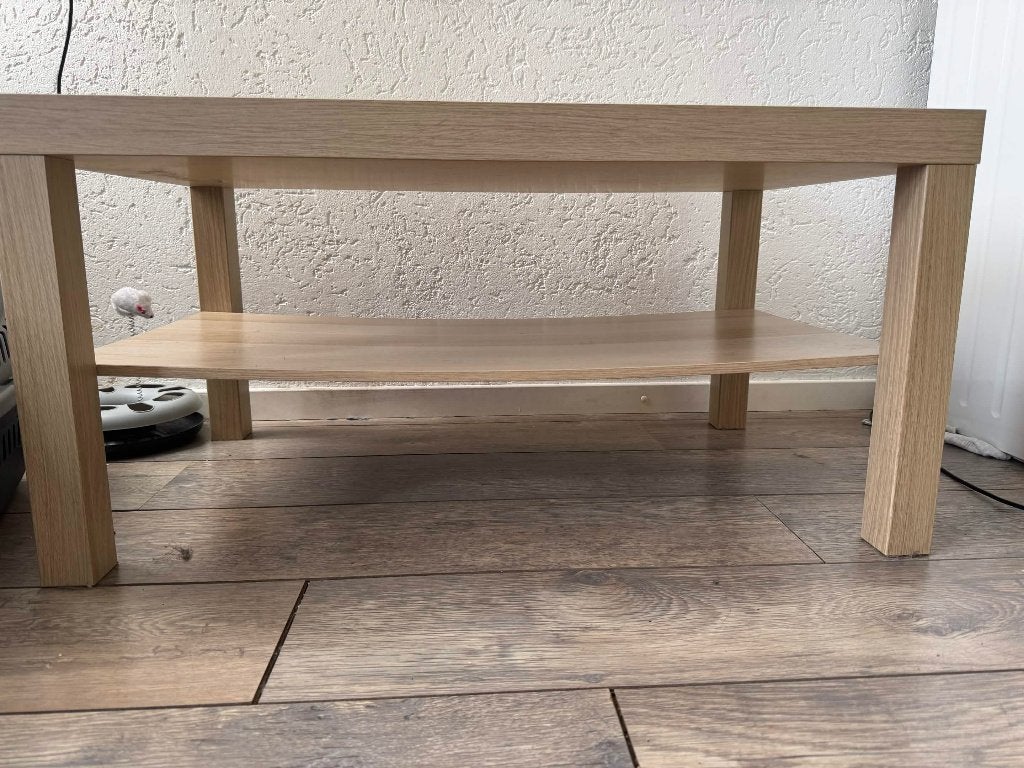 IKEA HOLMERUD salontafel – eikenlook, Ophalen, Gebruikt, 50 tot 100 cm, 50 tot 100 cm