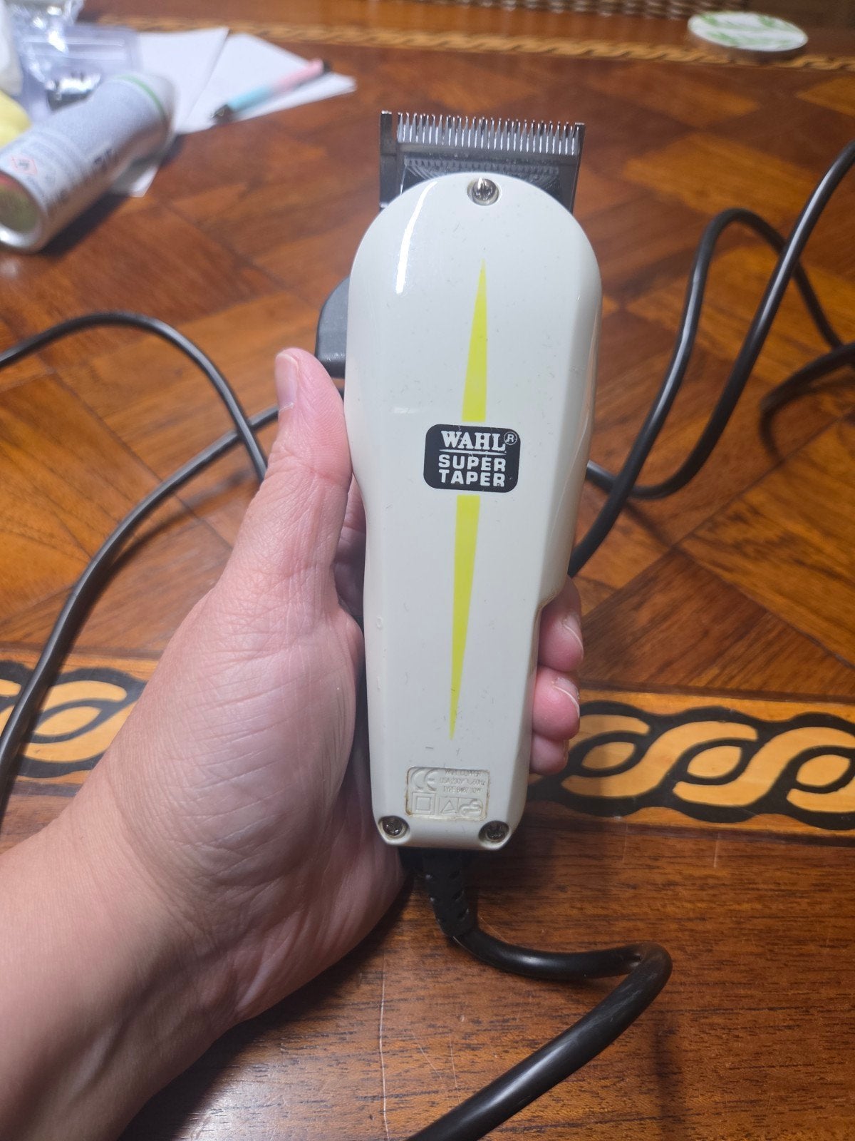 Wahl Super Taper Tondeuse met opzetstukken, Ophalen of Verzenden, Gebruikt, Haarverzorging
