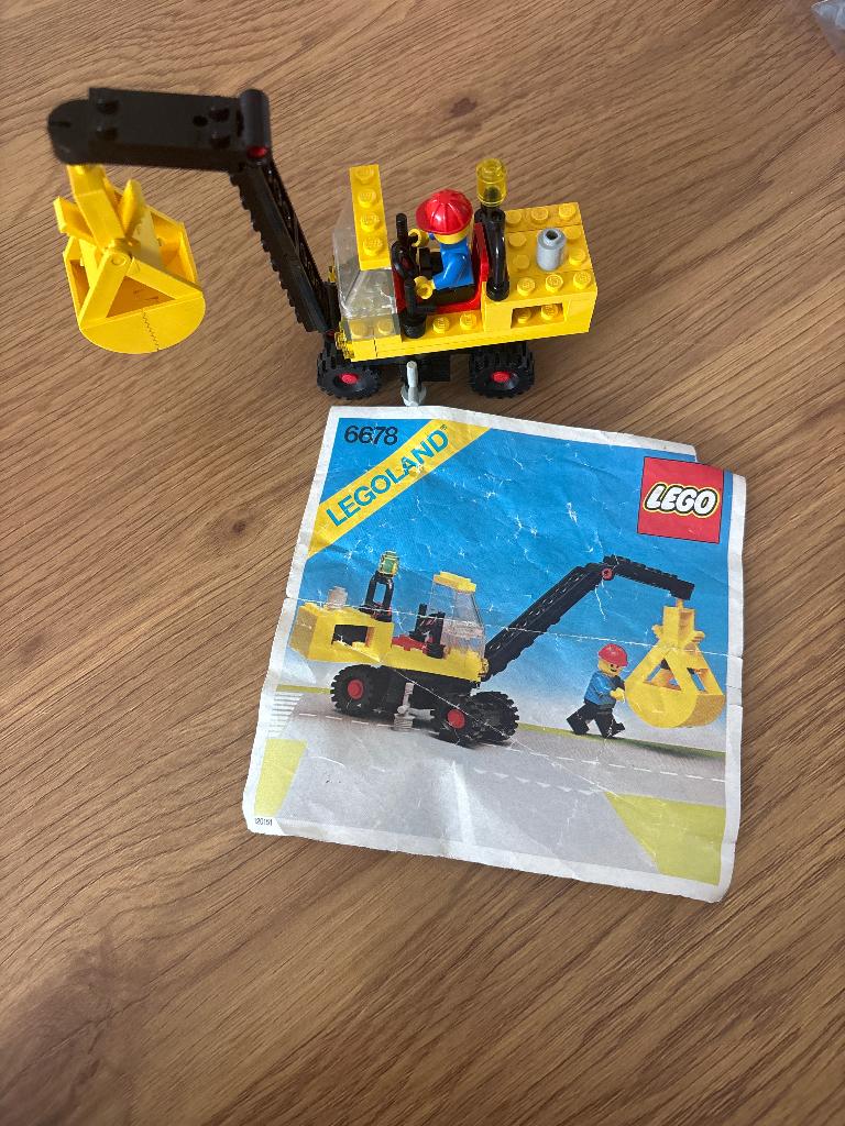 6678 lego graafmachine, Gebruikt, Overige thema's, Lego, Compleet