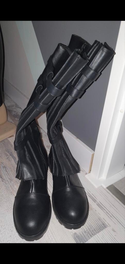 Cosplay laarzen Star wars Sith, Kleding | Dames, Schoenen, Ophalen of Verzenden, Zo goed als nieuw, Zwart, Hoge laarzen
