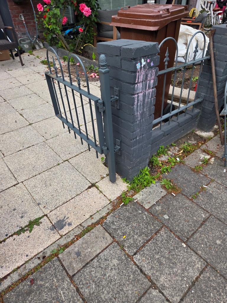 Hekken metaal voortuin, Tuin en Terras, Tuinhekken en Hekwerk, Ophalen, IJzer