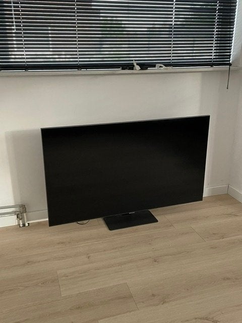 Samsung tv QE55Q80AAT 55 inch, Ophalen, QLED, Zo goed als nieuw, 100 Hz