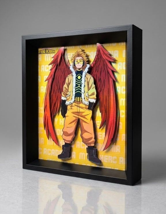 Partij Ingelijste 3D-wanddecoratie met My Hero Acadamia, NHP International, Nieuw, Ophalen of Verzenden, Info@nhp-international.com