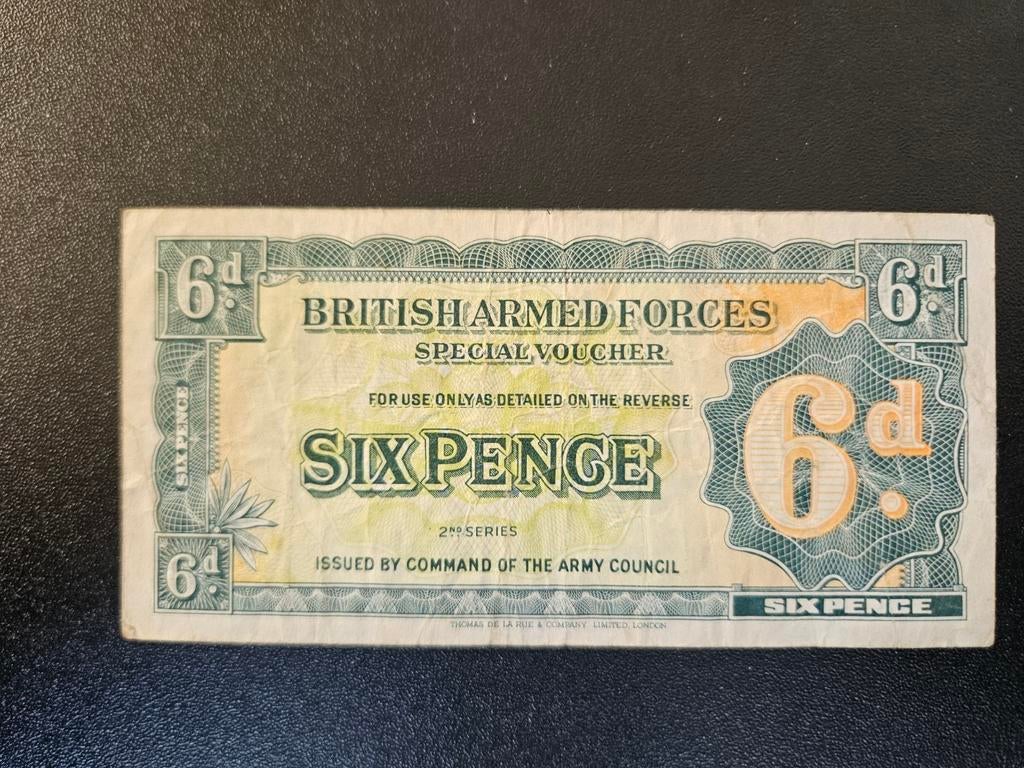 Engeland BAF pick M17b 1948, Ophalen of Verzenden, Overige landen, Los biljet