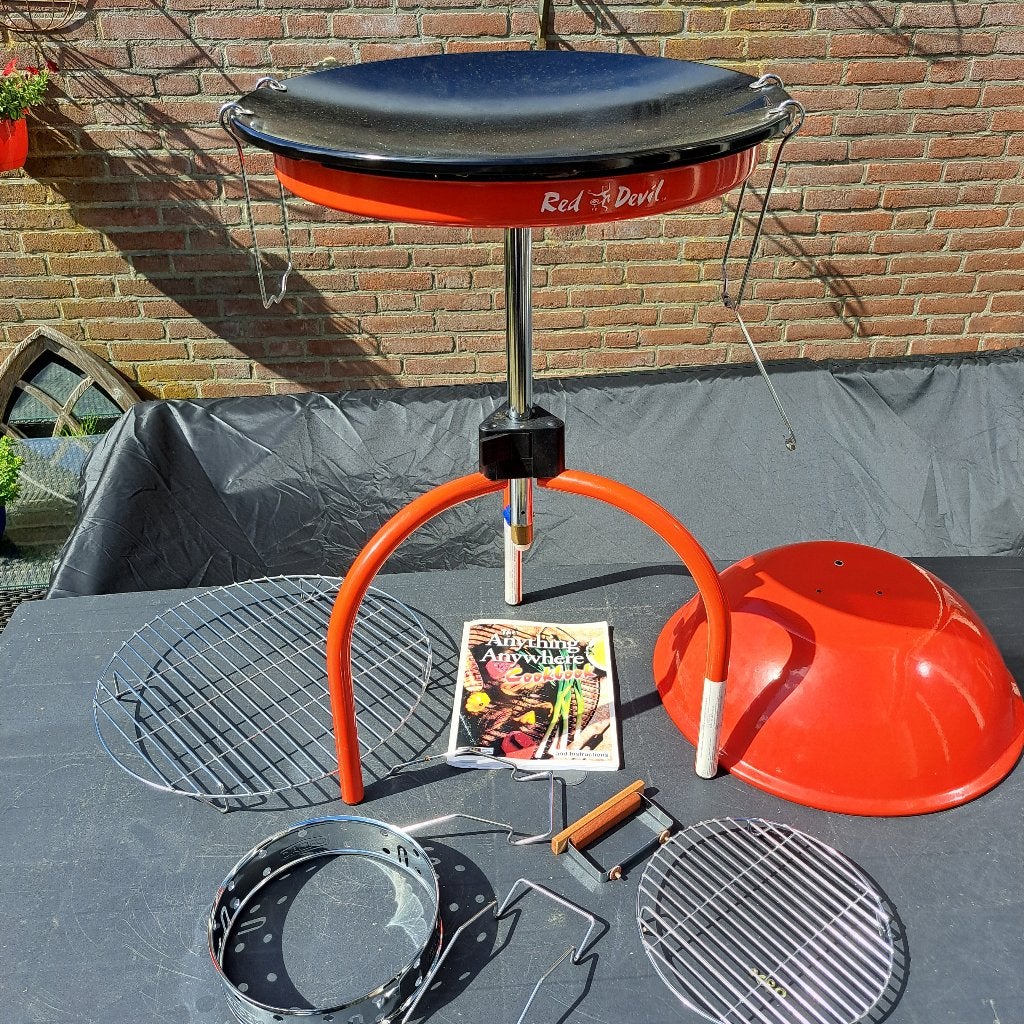 Cadac skottelbraai Red Devil met accessoires, Tuin en Terras, Gasbarbecues, Zo goed als nieuw, Ophalen
