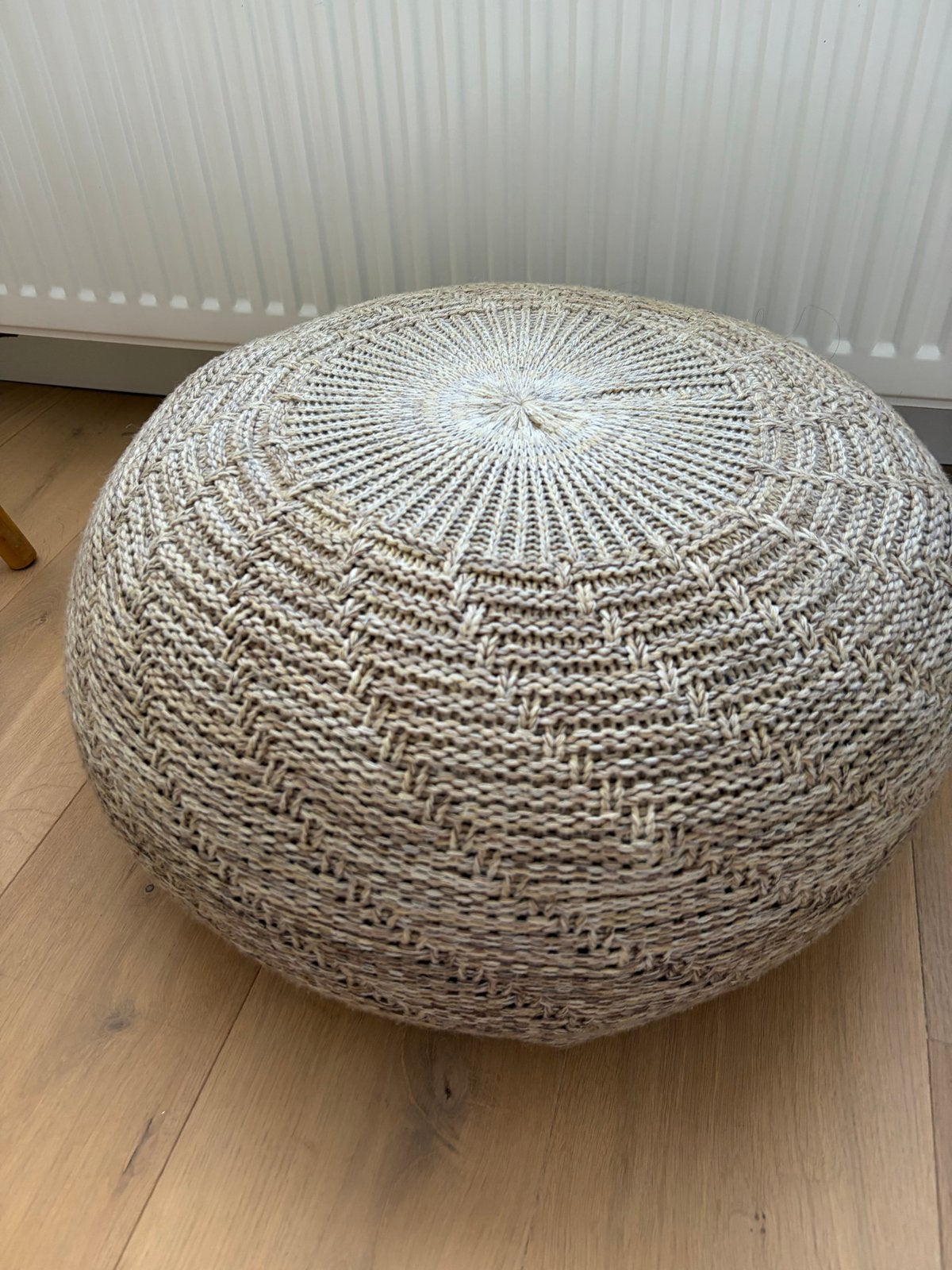 Ikea Sandared Pouffe 45cm - Zo goed als nieuw, Ophalen, Overige materialen, Rond, Zo goed als nieuw