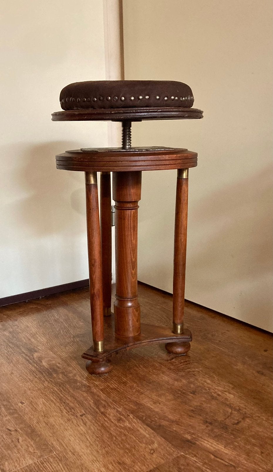 Amsterdamse School pianokruk Art Deco piano kruk., Antiek en Kunst, Ophalen