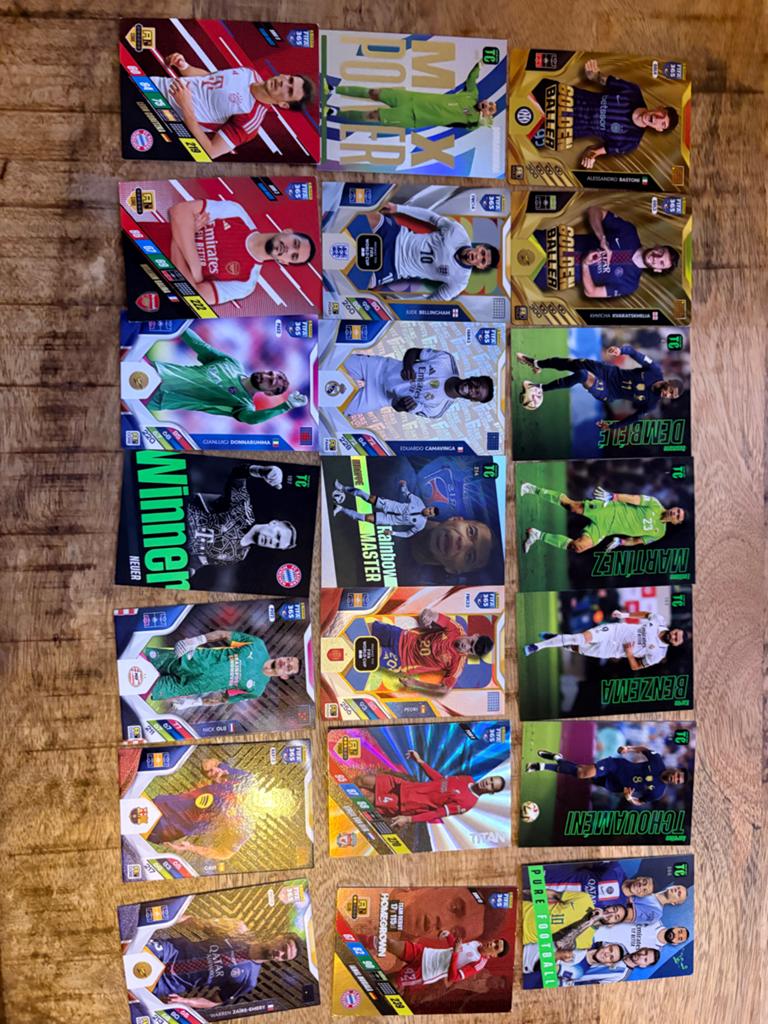 Diverse Panini FIFA 365 plaatjes goud zilver, Ophalen, Gebruikt