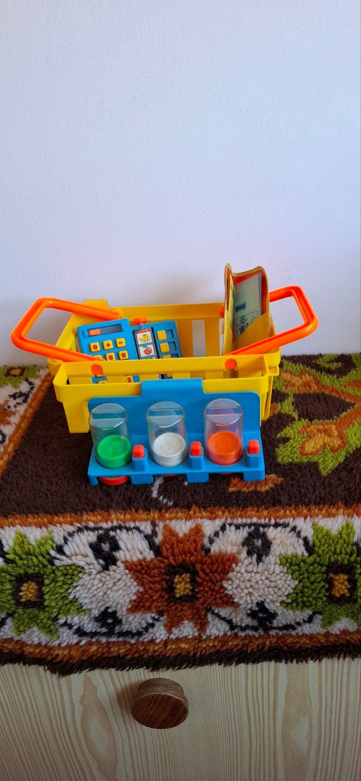 Fisher-Price Boodschappenmandje met Kassa en Speelgeld, Ophalen, Gebruikt, Overige typen