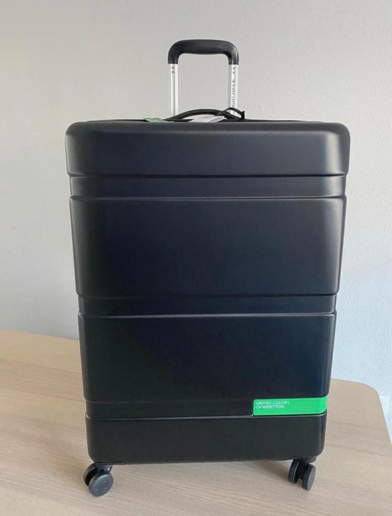Delsey Now Hardside Grote Bagage Zwart (76cm), Hard kunststof, 45 tot 55 cm, Nieuw, Ophalen of Verzenden