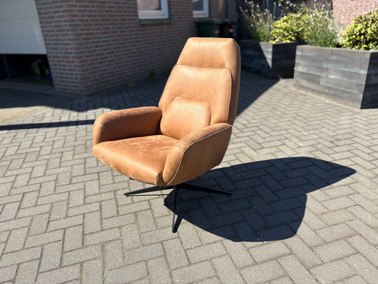 XOOON Vernon hoge rug fauteuil, Ophalen, Overige materialen, 75 tot 100 cm, Zo goed als nieuw