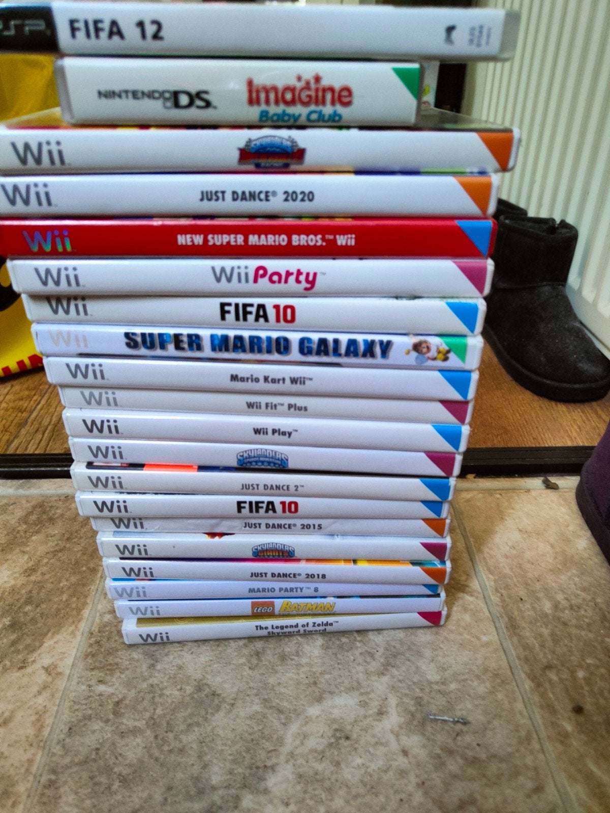 Partij Nintendo Wii spellen 20x, 1 speler, Ophalen, Zo goed als nieuw, Vanaf 3 jaar
