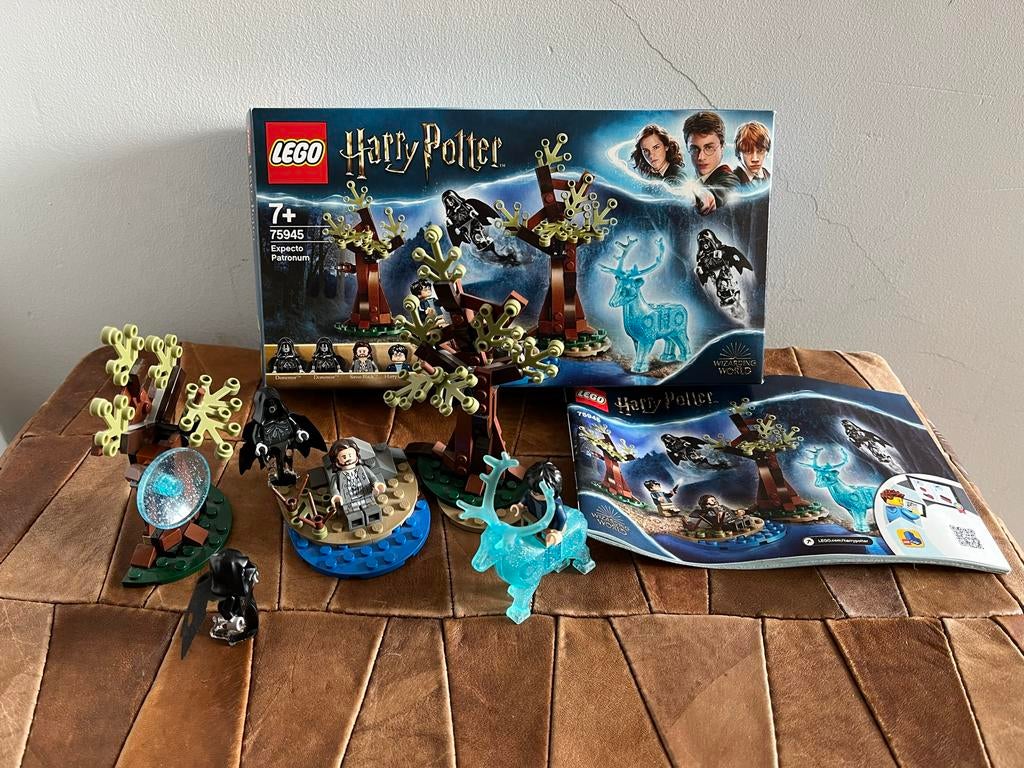 LEGO Harry Potter 75945 Expecto Patronum - compleet met doos, Lego, Harry Potter, Ophalen of Verzenden, Zo goed als nieuw