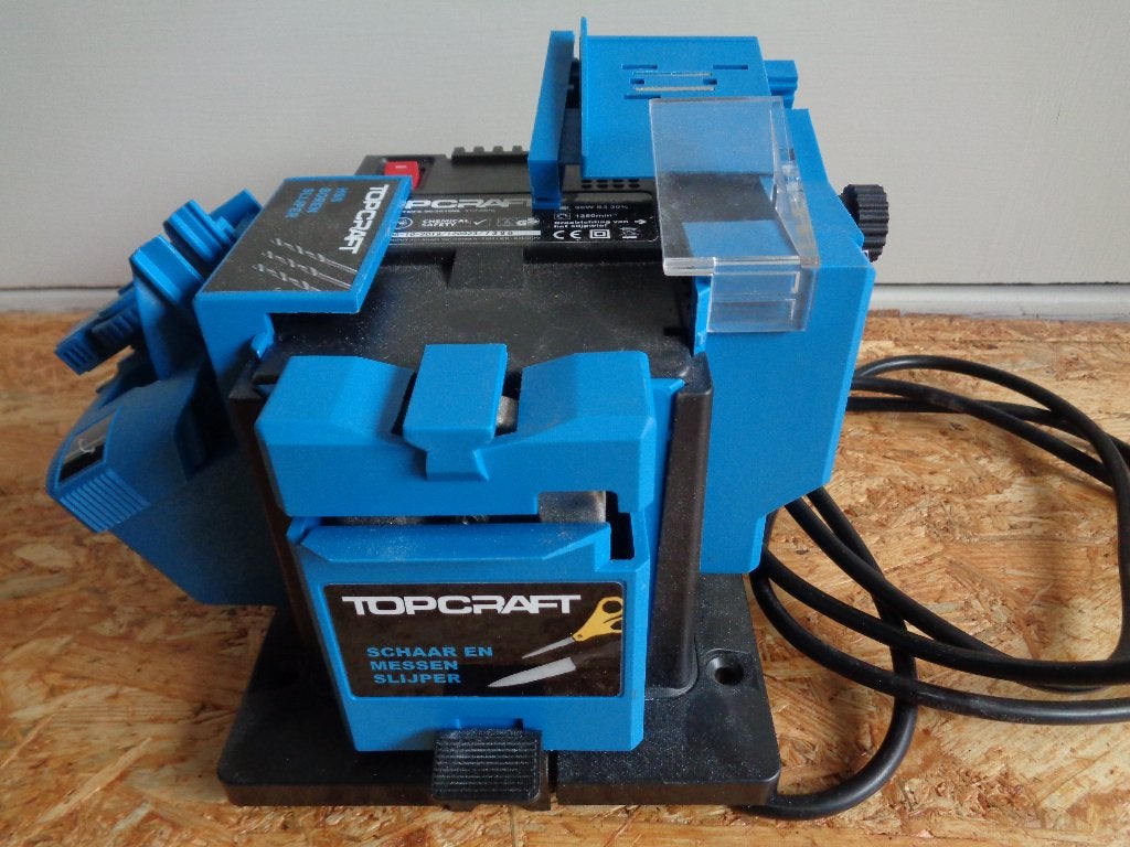 SLIJPMACHINE TOPCRAFT, Ophalen, Zo goed als nieuw, Minder dan 700 watt, Werkbankslijpmachine