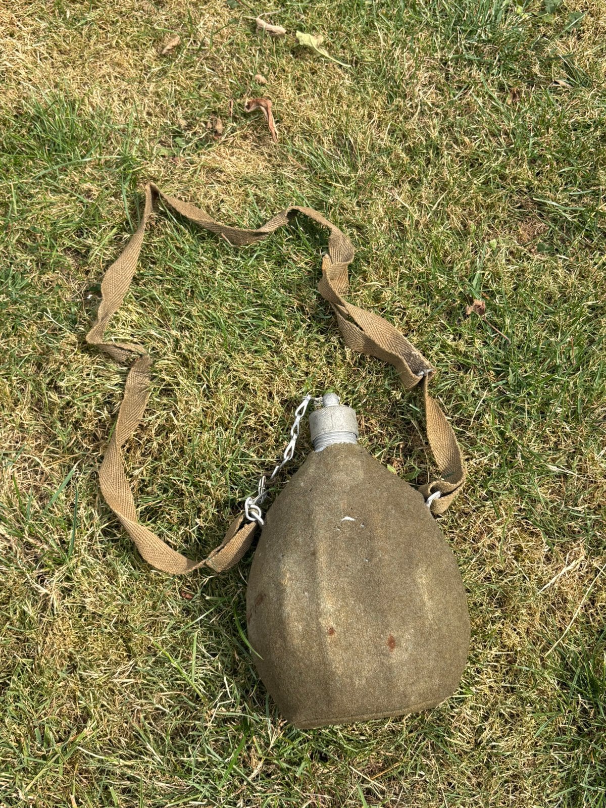 Italiaanse veldfles WW2 WO2, Verzamelen, Militaria | Tweede Wereldoorlog, Ophalen of Verzenden, Landmacht, Overige gebieden, Overige typen