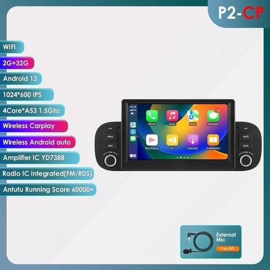 Multimedia Autoradio – Android Autoradio – 1Din Radio, Corvance B.V., Verzenden, Nieuw, Corvancebol@gmail.com
