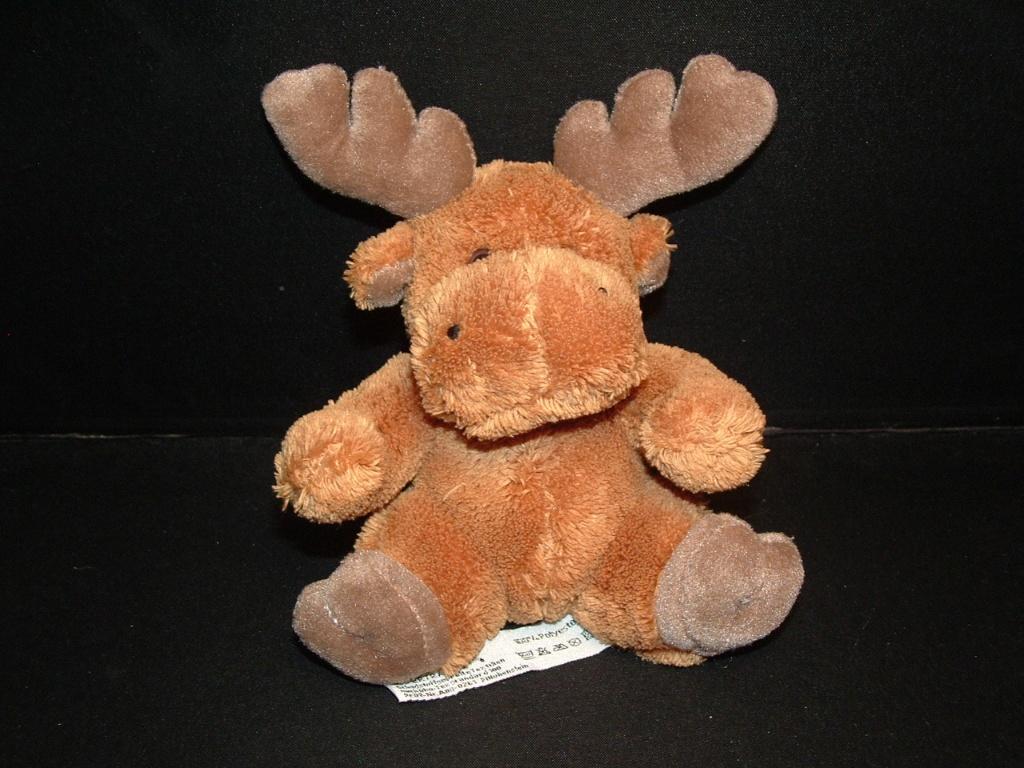 TOWER TOYS ELAND KLEIN PLUCHE BRUIN MET VELOURS BEIG, Verzenden, Nieuw, Overige typen