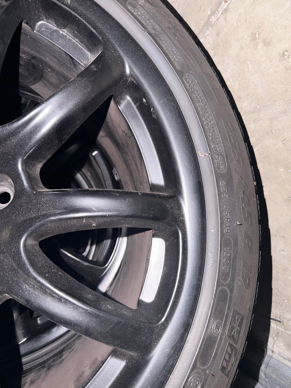 Porsche 19 inch velgen met Michelin winterbanden, Gebruikt, 255 mm, Banden en Velgen, Winterbanden