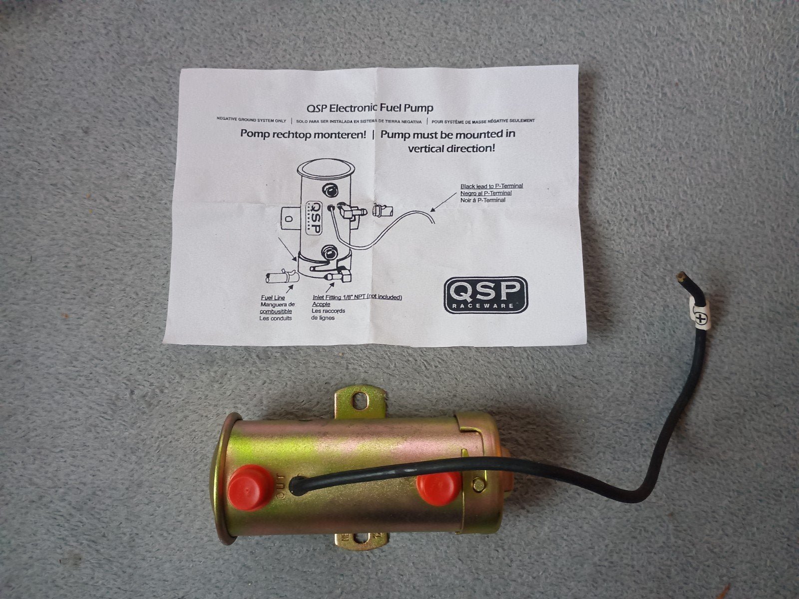 QSP Elektronische Brandstofpomp - Nieuw in doos, Ophalen of Verzenden, Nieuw