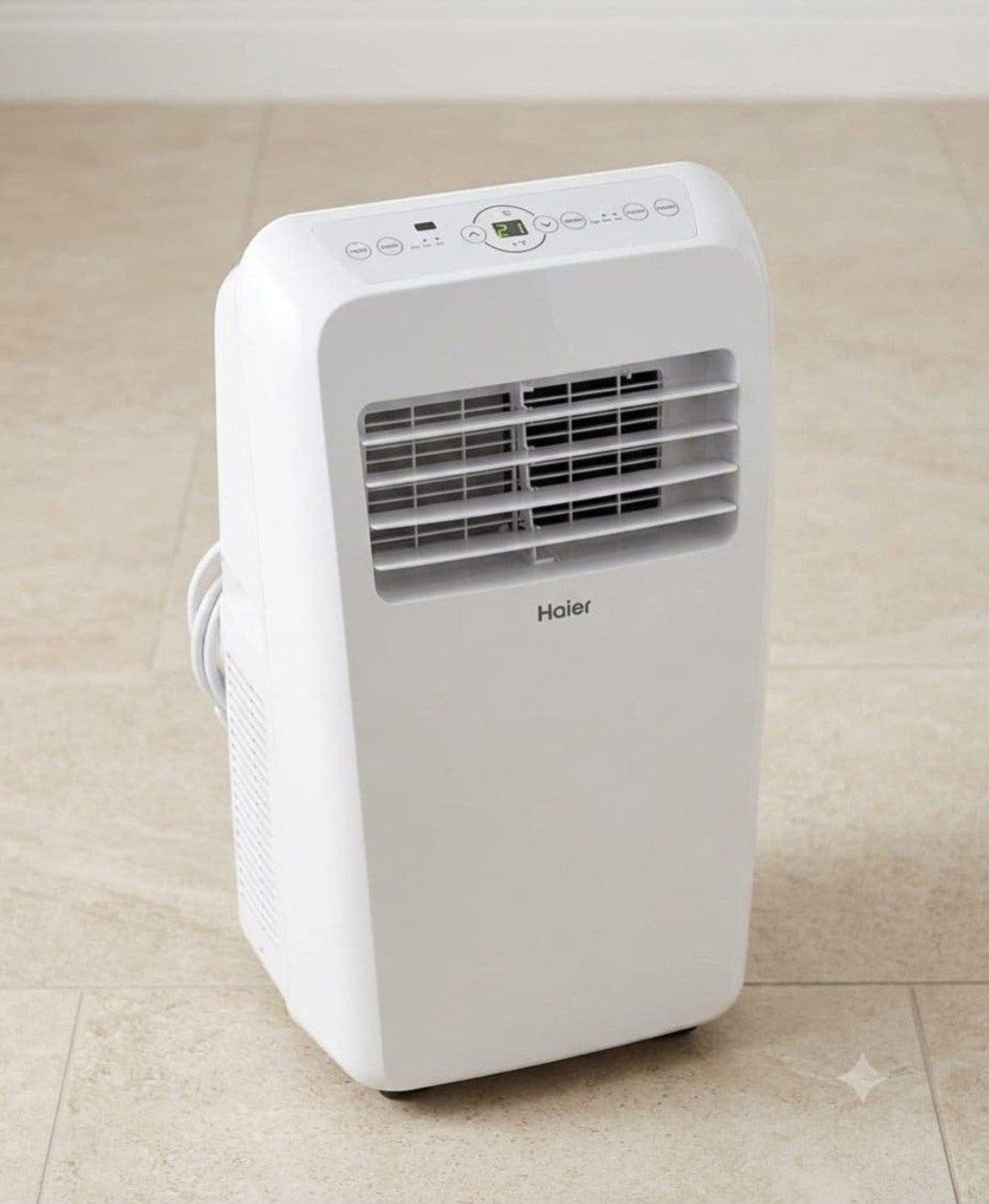 Haier Mobiele Airco 9000 BTU - Energieklasse A, Witgoed en Apparatuur, Ophalen, Ventileren, 3 snelheden of meer, Zo goed als nieuw
