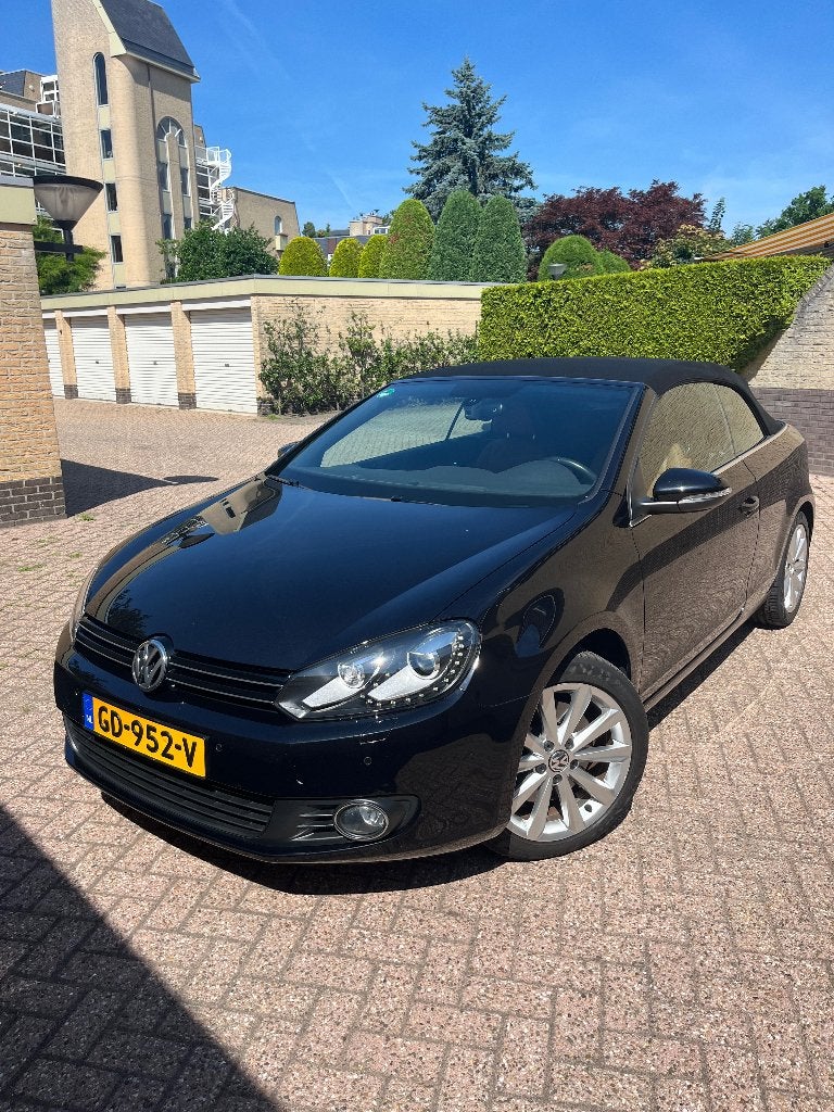 Volkswagen Golf 1.4 TSI 160PK 7-DSG 2011 Zwart, 680 kg, 4 cilinders, Cabriolet, Zwart