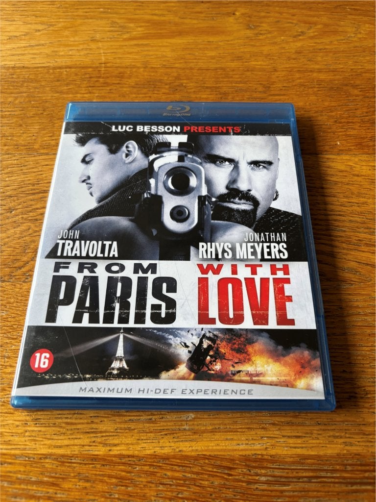 Blu-ray From Paris With Love - NL-Uitgave, Vanaf 16 jaar, Nederlands, Film, Actie