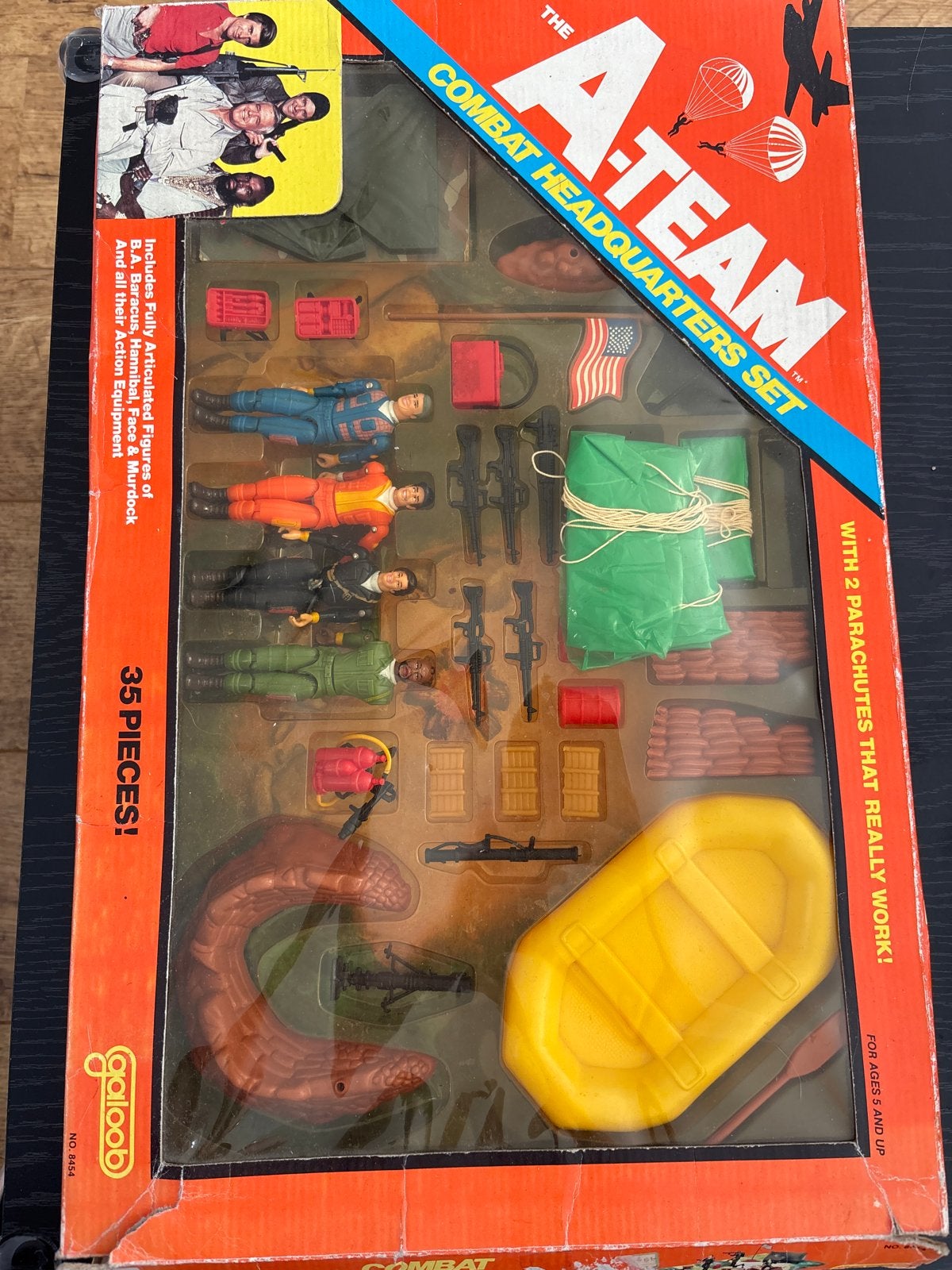 Vintage The A-Team Combat Headquarters Set–Galoob 1983, Ophalen of Verzenden, Zo goed als nieuw