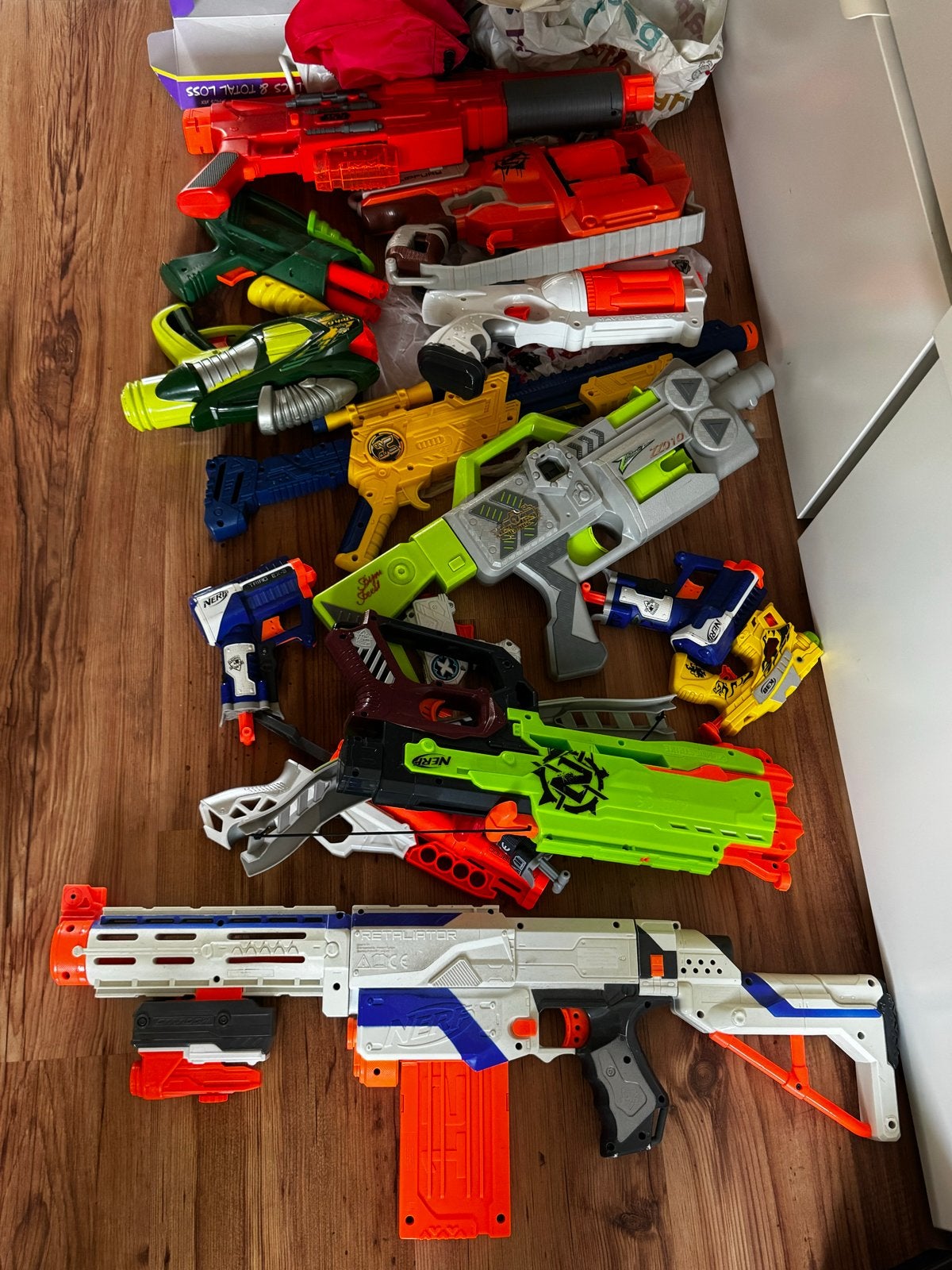 Grote collectie Nerf blasters en accessoires, Ophalen, Gebruikt, Jongen of Meisje