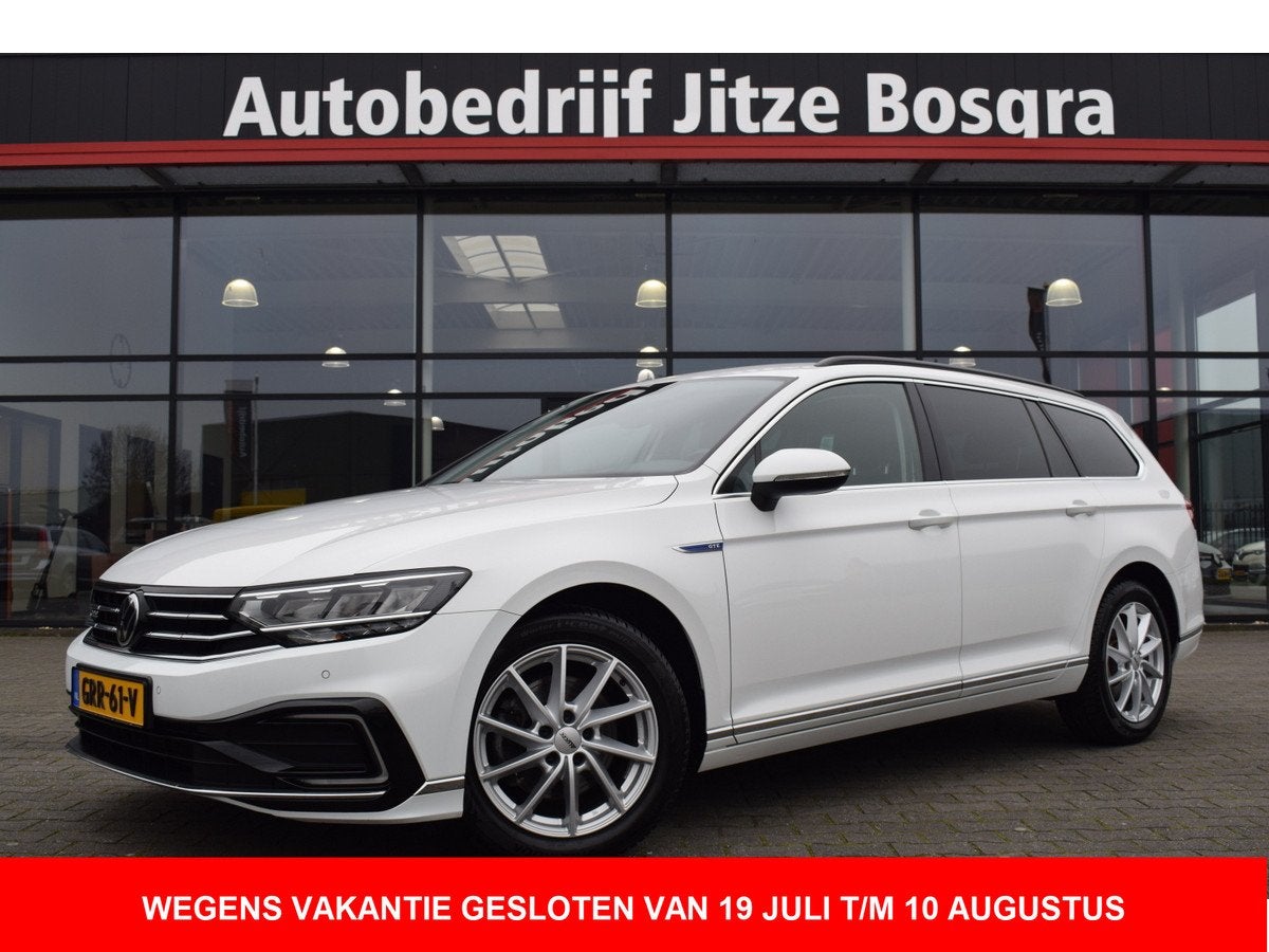 Volkswagen Passat Variant 1.4 TSi PHEV GTE Business LED | Ca, Stof, Gebruikt, Met garantie (alle), Wit