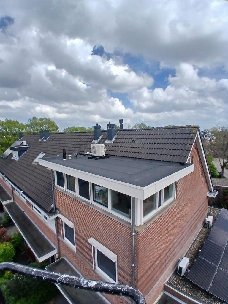 Dakbedekking dakleer dakdekker dakplakker bitumen, Overige materialen, Zwart, Ophalen of Verzenden, Zo goed als nieuw