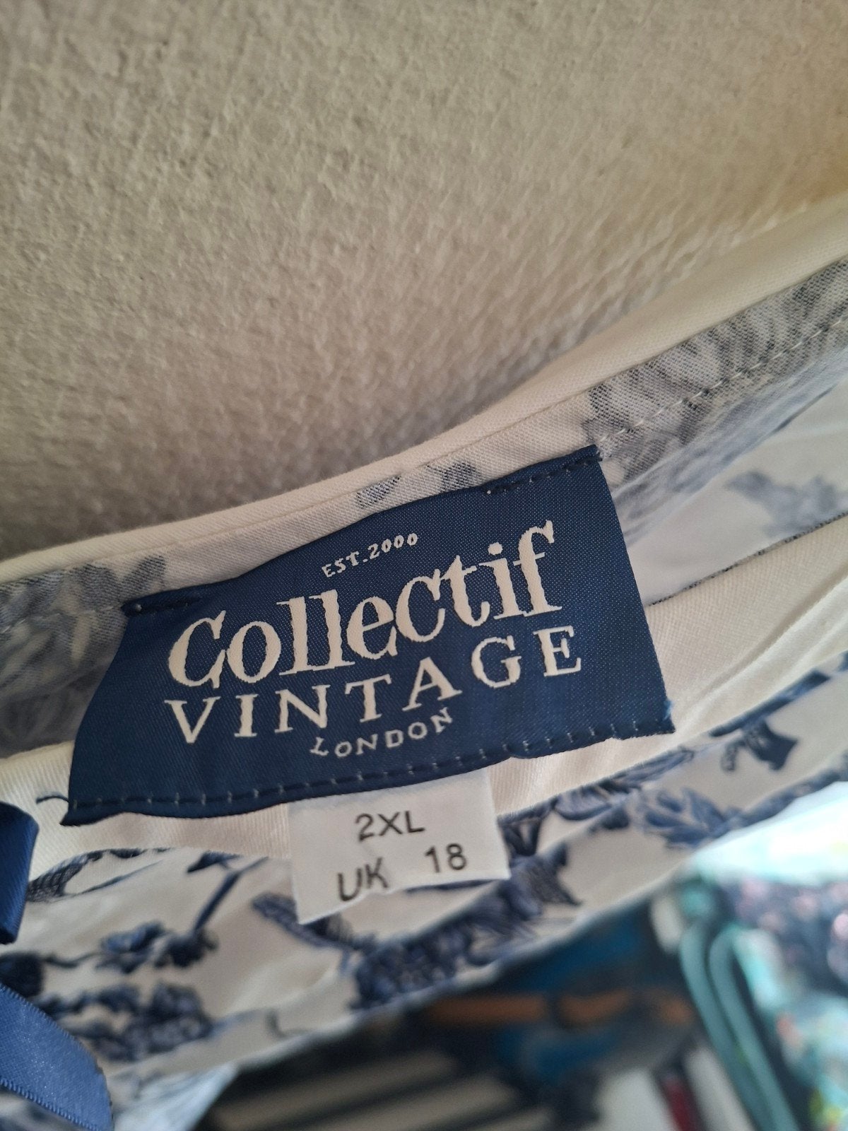 Collectif Vintage jurk maat 44, Meerkleurig, Maat 46/48 (XL) of groter, Nieuw, Ophalen of Verzenden