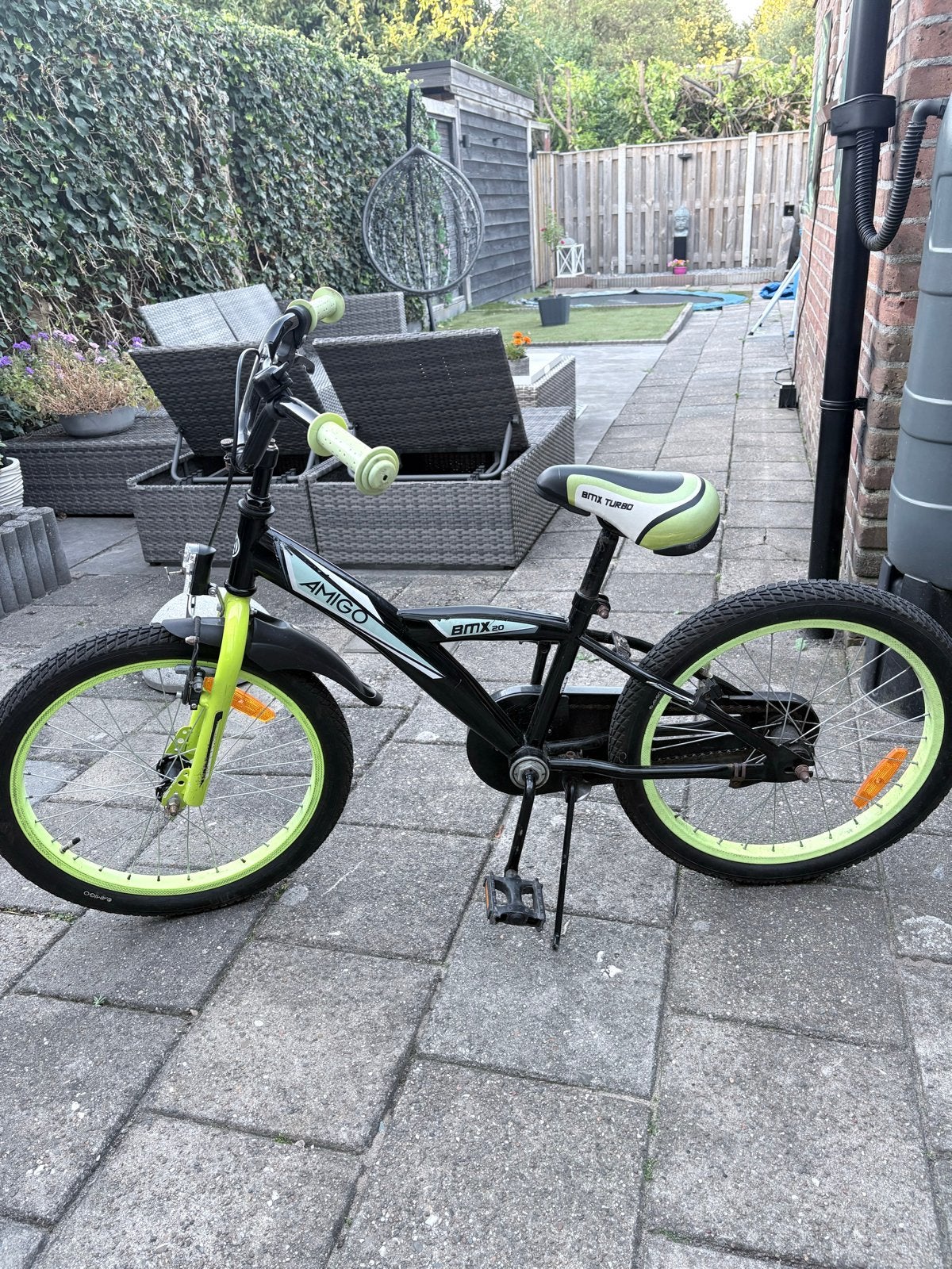 BMX Turbo 20 inch - Amigo, Ophalen, Gebruikt, Staal, Velgrem