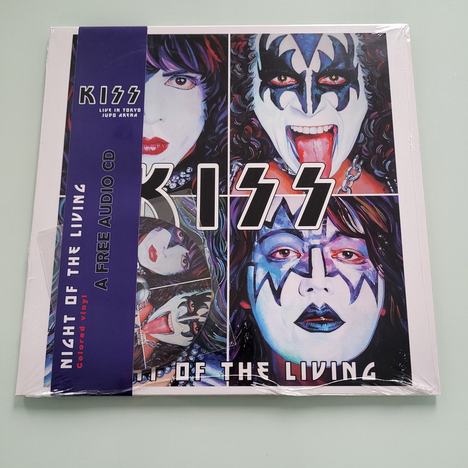 KISS - Night of the Living Dead - Gekleurd Vinyl + Gratis CD, Ophalen of Verzenden