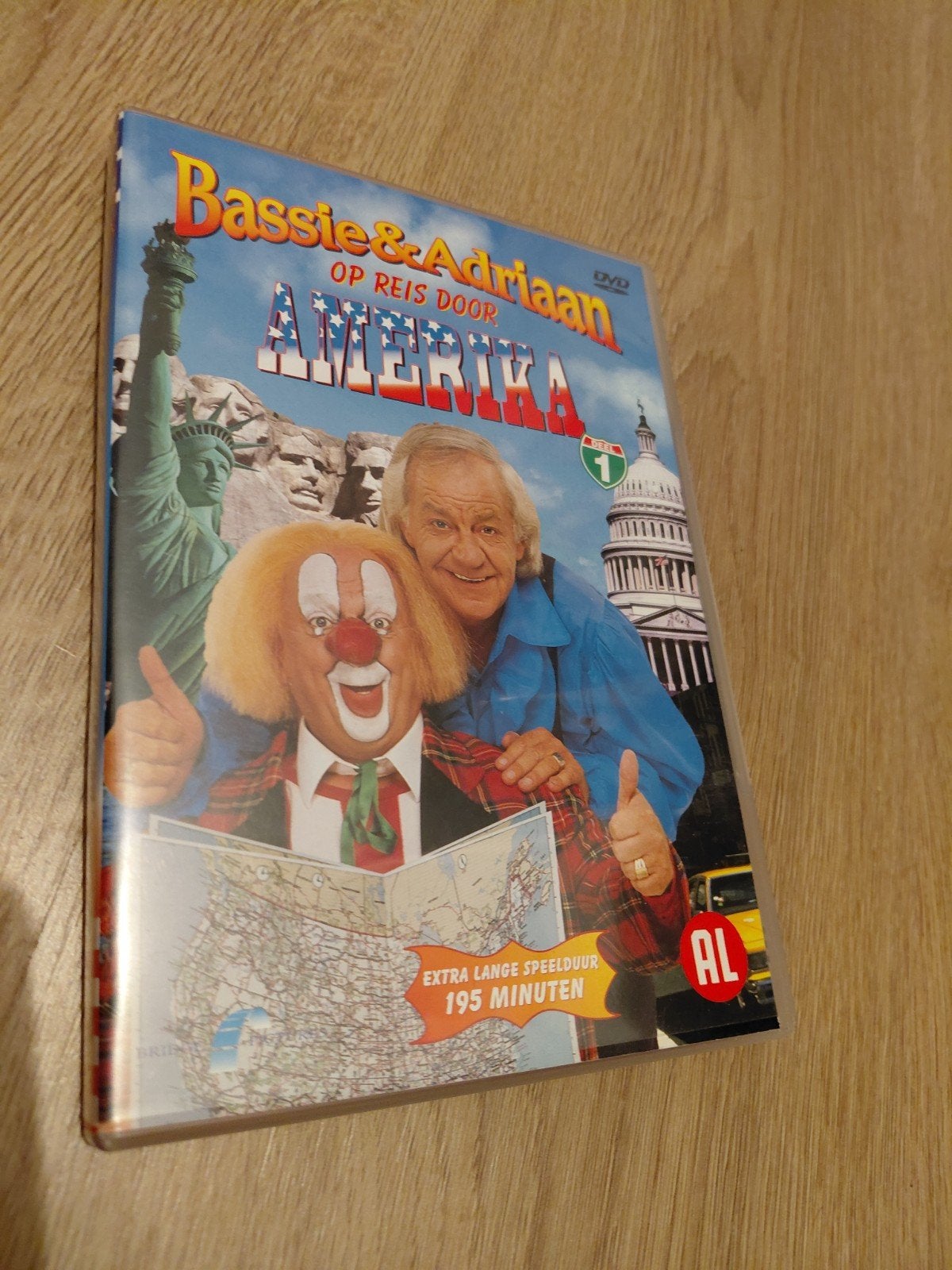 Bassie en Adriaan op Reis door Amerika deel 1 dvd., Cd's en Dvd's, Dvd's | Kinderen en Jeugd, Alle leeftijden, Tv-serie, Ophalen of Verzenden