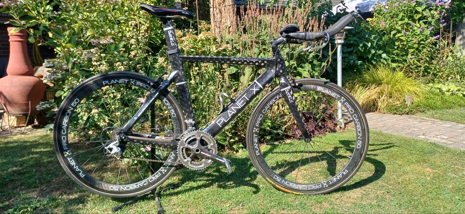 Planet X Pro Carbon Tijdritfiets - Full Carbon, Fietsen en Brommers, Carbon, Zo goed als nieuw, 15 tot 20 versnellingen, Ophalen